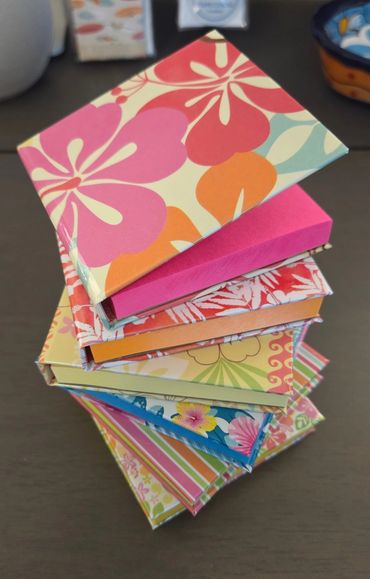 Handmade 3x3 Post-It Note Hardcover Books