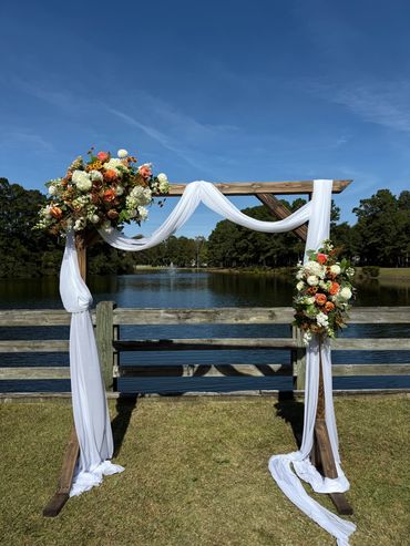 Wedding Arbor custom arch Charleston South Carolina event rentals