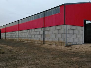 Precast Concrete Block Shed