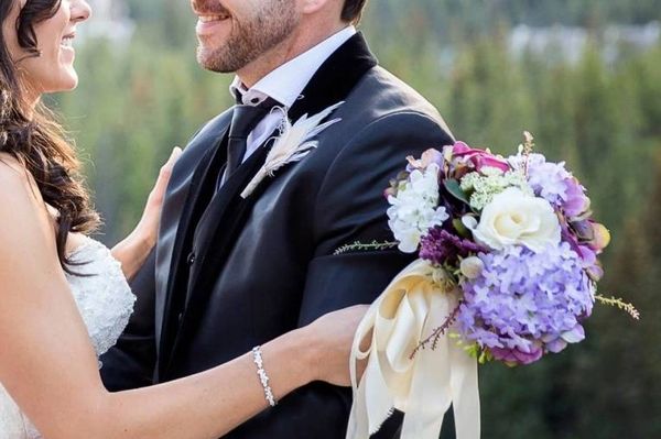 Banff, Alberta wedding flower bridal bouquet