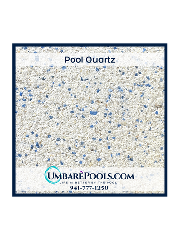 Umbare Pools Pool Builder in Lakewood Ranch Florida Pool Interior Level 1 Pool Quartz 941-777-1250