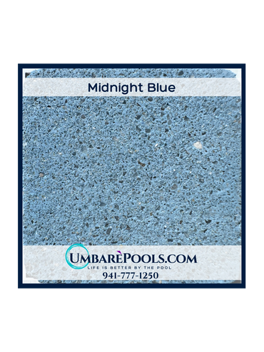 Umbare Pools Pool Builder in Lakewood Ranch Florida Pool Interior Level 2 Midnight Blue 941-777-1250