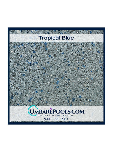 Umbare Pools Pool Builder in Lakewood Ranch Florida Pool Interior Level 2 Tropical Blue 941-777-1250