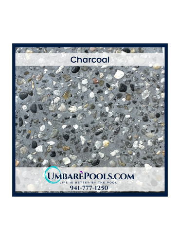 Umbare Pools Pool Builder in Lakewood Ranch Florida Pool Interior Level 3 Charcoal 941-777-1250