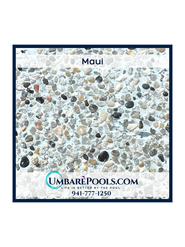 Umbare Pools Pool Builder in Lakewood Ranch Florida Pool Interior Level 3 Maui 941-777-1250