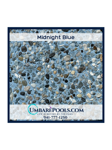 Umbare Pools Pool Builder in Lakewood Ranch Florida Pool Interior Level 3 Midnight Blue 941-777-1250