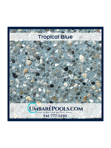 Umbare Pools Pool Builder in Lakewood Ranch Florida Pool Interior Level 3 Tropical Blue 941-777-1250