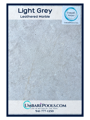Umbare Pools Pool building in Lakewood Ranch Florida Marble Paver Light Grey 941-777-1250 Bradenton