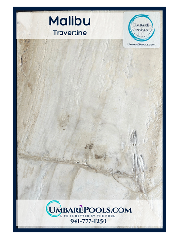 Umbare Pools Pool building in Lakewood Ranch Florida Travertine Paver Malibu 941-777-1250 Bradenton