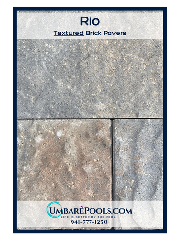 Umbare Pools Pool building in Lakewood Ranch Florida Brick Paver Rio Textured 941-777-1250
