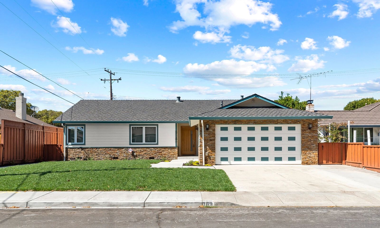Front of home at 3389 Saint Marys Place, Santa Clara CA