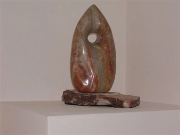 Unfurling, Alabaster and Slate, 18"x12", $7500.