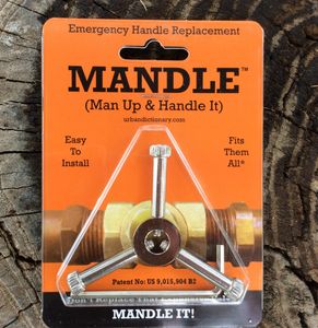 Easy install instructions on back of Mandle Universal Handle package.