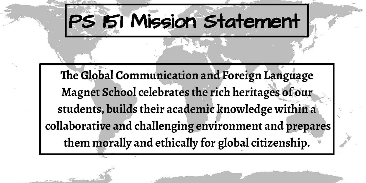image explains that the Global Communication and Foreign Language Magnet School celebrates students