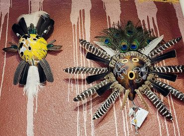 Wonderful local Native American Masks and Wall hangings