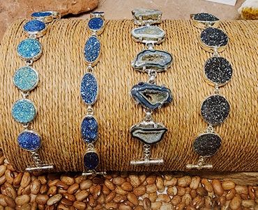 Beautiful Druzy bracelets