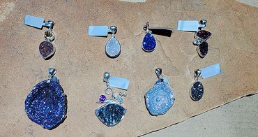 Wonderful Druzy pendants