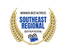 BEST ACTRESS AWARD
2019 SERegional Film Festival