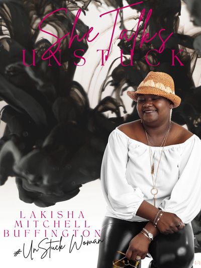 Author's message about an unstuck woman