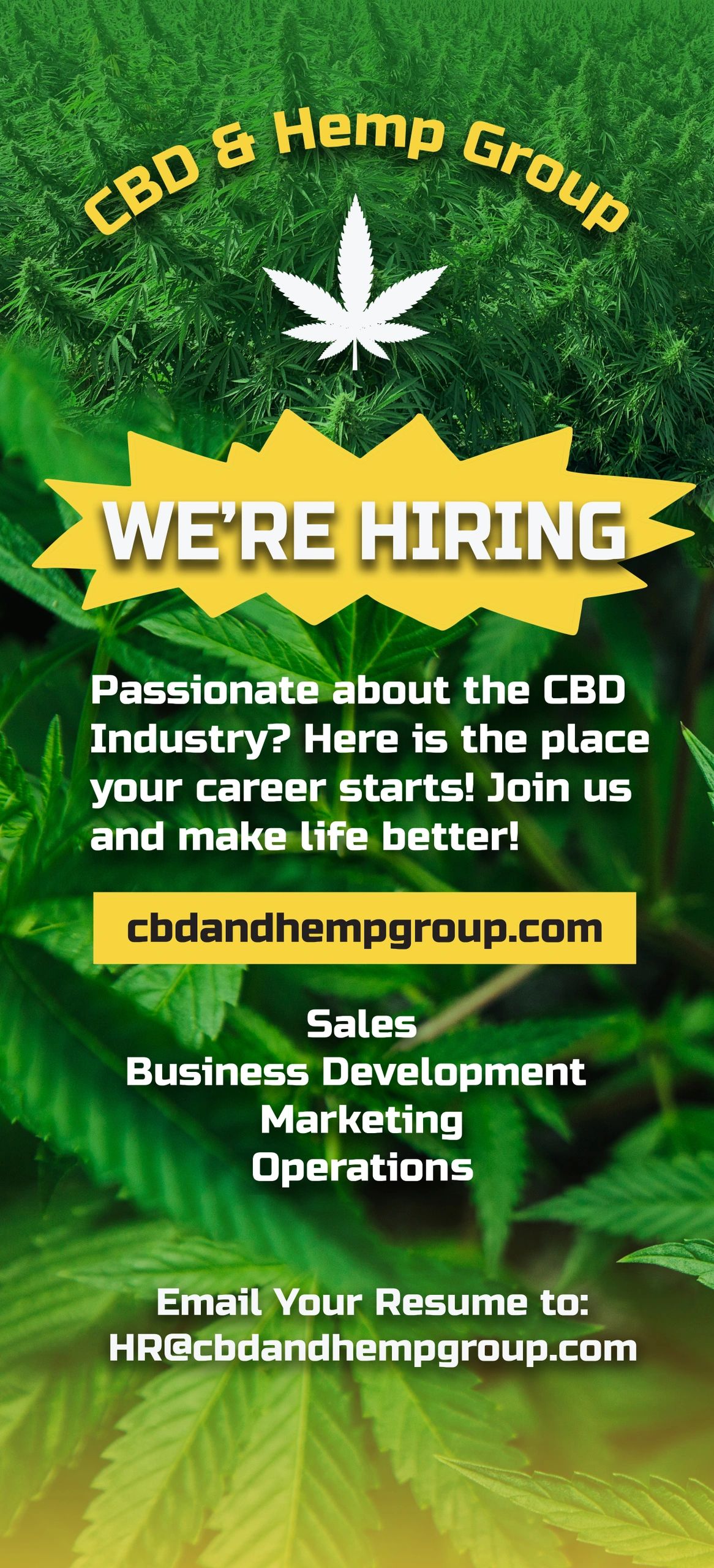 jobs in cannabis, hemp, cbd