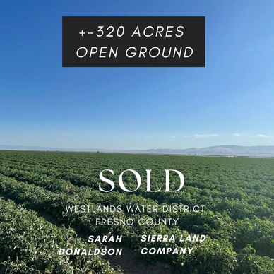 Sold agricultural land agriculture investment farming pistachios almonds land water
