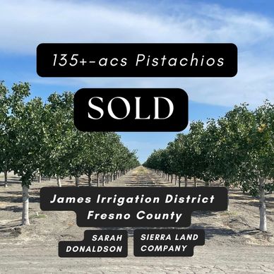Sold agricultural land farming real estate investment water