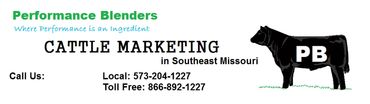 Contact Information for Performance Blenders cattle marketing program.