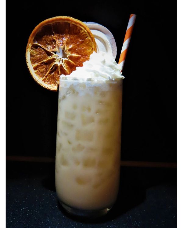 The Orange Creamsicle is a cocktail... filled with citrusy orange dreams and sweet, delicious cream.