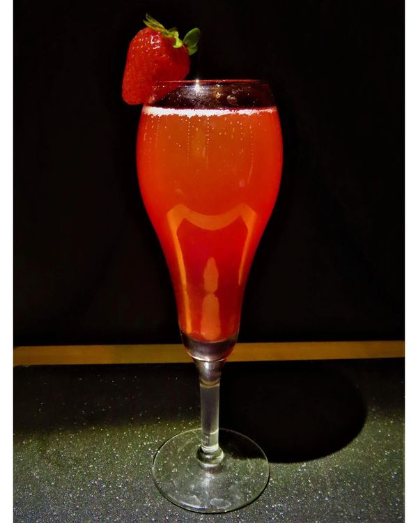 Strawberry and champagne what more can you ask for; A Rossini is the new favorite for your next brun