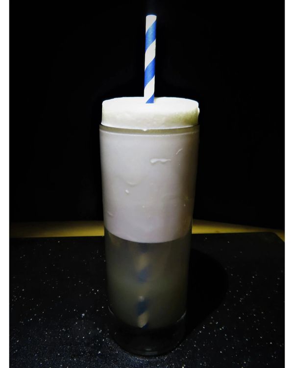 A Gin Fizz the perfect combination of a cocktail and an egg.... you would never believe that it's th