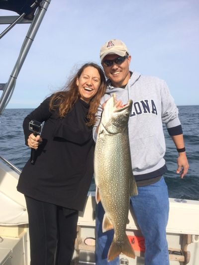 Glen Arbor Fishing.  Charter fishing adventure on a fully equipped charter boat.