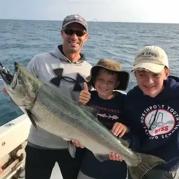 Glen Arbor Fishing.  Charter fishing adventure on a fully equipped charter boat.