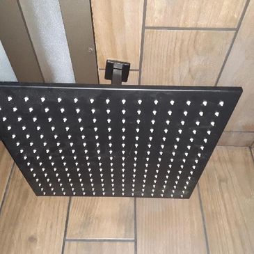 Nearly 20" rainfall shower head