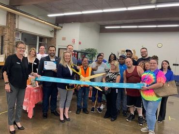 Ribbon cutting for our Grand Opening