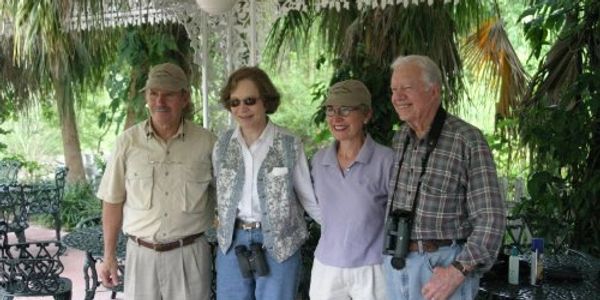 Group photo at Los Ebanos Preserve, a private nature park