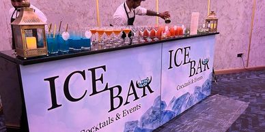 luxor events centre mobile cocktail bar provider. ice bar cocktails