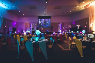 Graffiti theme Mitzvah, Twins Bnai Mitzvah