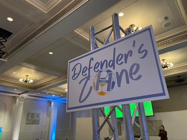 Custom themed signage, Logo