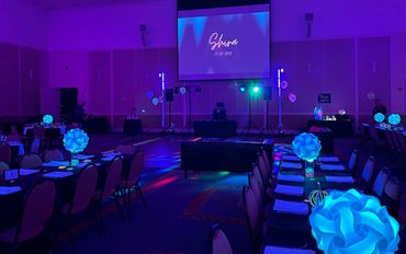Glow themed event