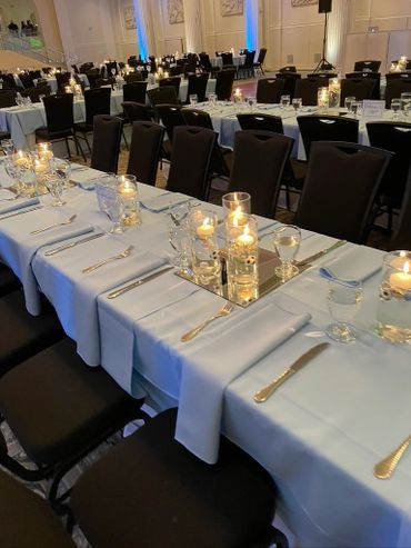 Soccer theme centerpieces