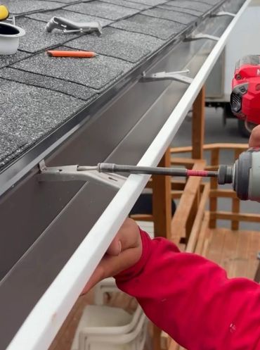 Residential gutter installation by Sinay Contracting