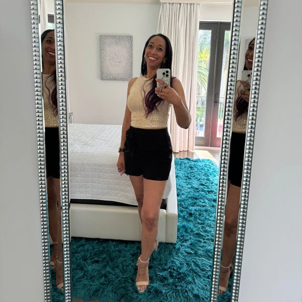 Dr. Aikya Waldo, taking a selfie