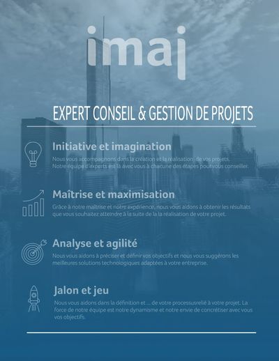 La description du mot IMAJ - Chaque comporte un duo de compétences