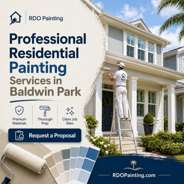 Serving Baldwin Park and Nearby Orlando Communities
RDO Painting serves Baldwin Park and nearby Orla