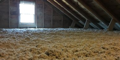 attic attics insulation existing home energy code cellulose fiberglass upgrade update dry blown in