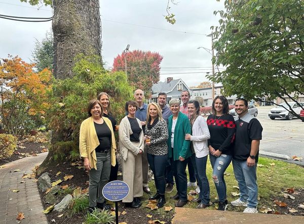 Tree Plaque Dedication Group photo