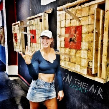 In The Air Ottawa Knife Axe Throwing Shooting and smashit rage room party bar open every day combo