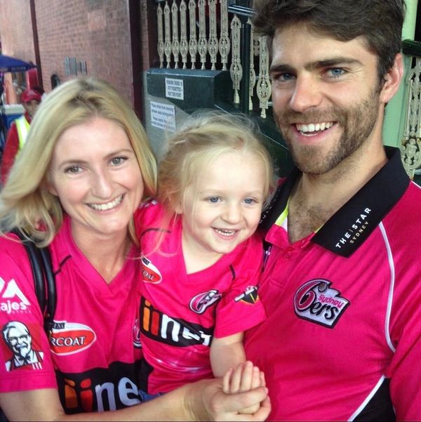 Ryan and family at the SCG
