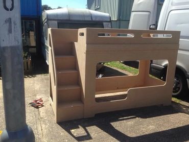 mdf custom bespoke bunk bed