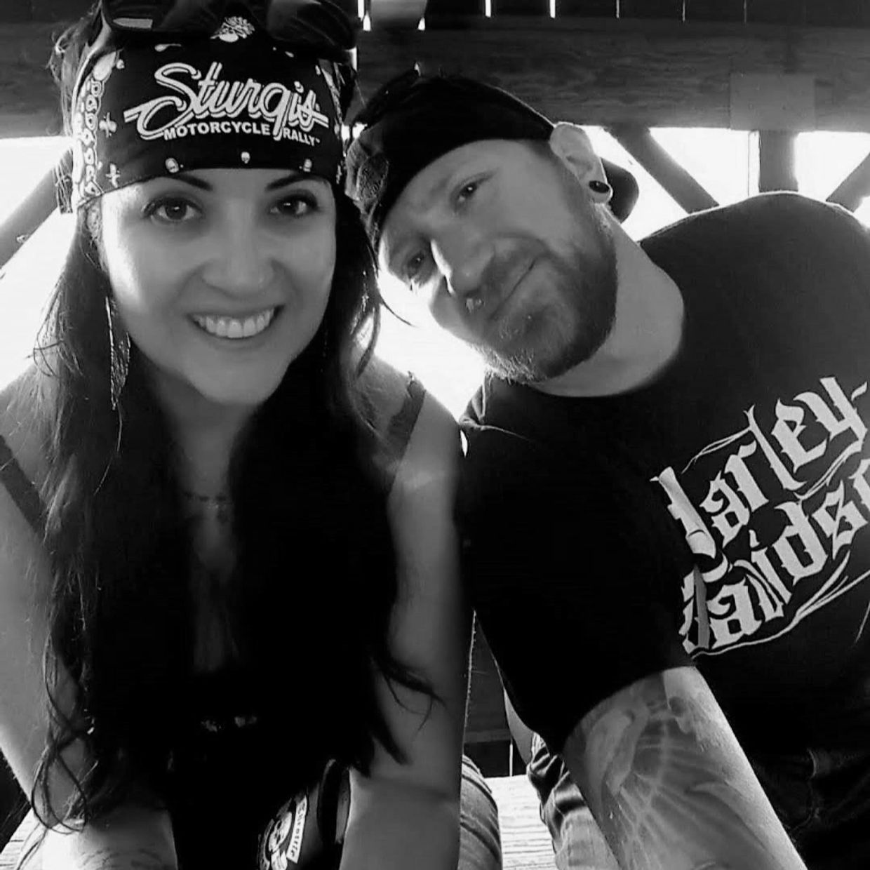 Photo of Jen and Jerod, owners of Nude Rooster Designs.